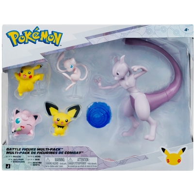Pokemon 30th Anniversary Action Figure Battle Figure Multipack