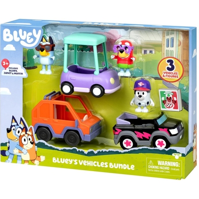 Bluey Vehicles 3 Pack Exclusive