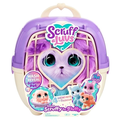 Scruff Pets Pet Scruffs - (Series 3) Purple Single Pack Plush Surprise Rescue Pet