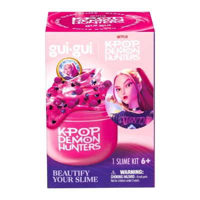 Gui Gui Beautify Your Slime K-Pop Demon Hunters Mira Single Pack Clear Slime