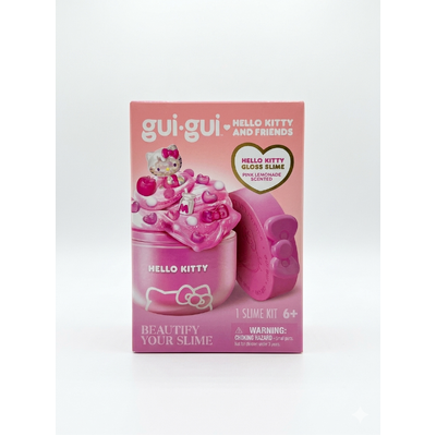 Gui Gui Beautify Your Slime Hello Kitty and Friends Single Pack - Hello Kitty Gloss Slime