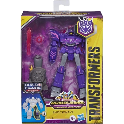 Transformers Cyberverse Adventures Deluxe Build a Figure Maccadam - Shockwave