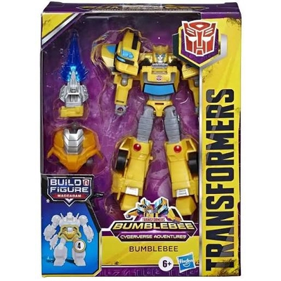 Transformers Cyberverse Adventures Deluxe Build a Figure Maccadam - Bumblebee