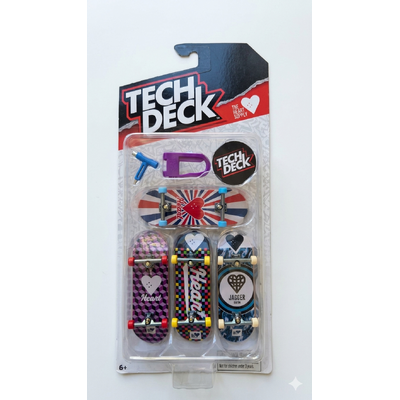 Tech Deck 4 Pack Skates - The Heart Supply