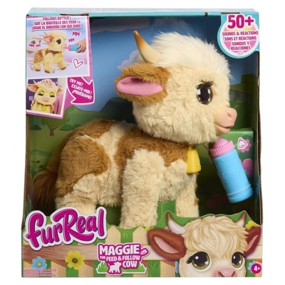 furReal Maggie the Feed & Follow Cow Interactive Toy