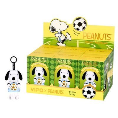 Peanuts Soccer Series Plush Keychain Blind Box (Full box of 6)