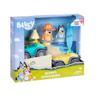 Bluey Beach Quads Vehicle Set