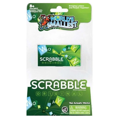 World's Smallest Scrabble Board Game