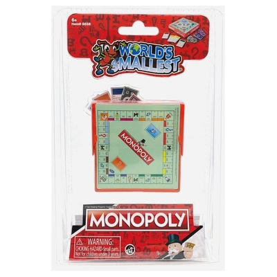 World's Smallest Monopoly Board Game