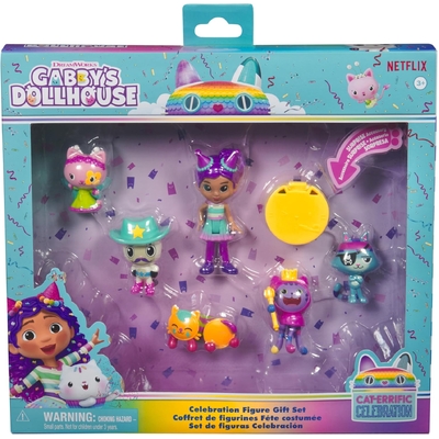 Gabby’s Dollhouse Celebration Figure Gift Set 