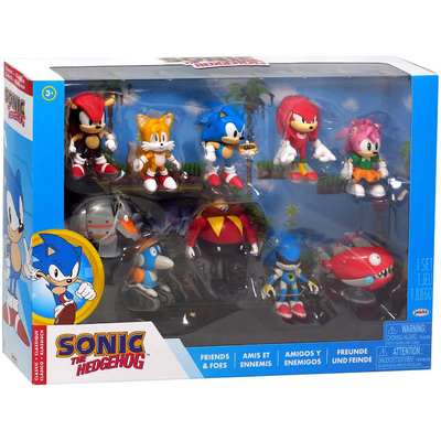 Sonic The Hedgehog Friends & Foes 2.5-inch Figures 10-Pack