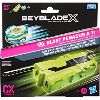 Beyblade X Blast Pegasus A Tr Clip & Rip Launcher