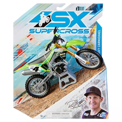 SX Supercross 1:10 Die-Cast Motorcycle Ricky Carmichael