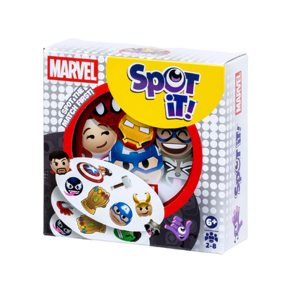 Spot It! Marvel Emoji Game Card (Eco Sleeve)