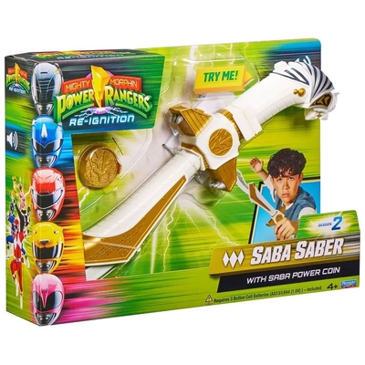 Power Rangers Re-Ignition Role Play Saba Saber with Saba Power Coin