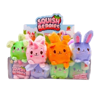 Squish Berries Squishy Plush Toy Assorted