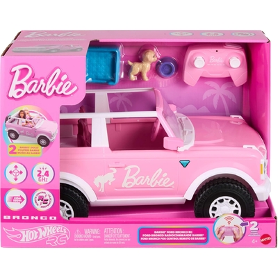 Hot Wheels RC Barbie Ford Bronco W/Accessories JMP90