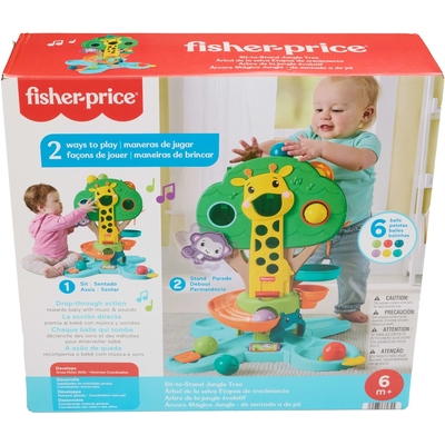 Fisher-Price Sit-To-Stand Jungle Tree