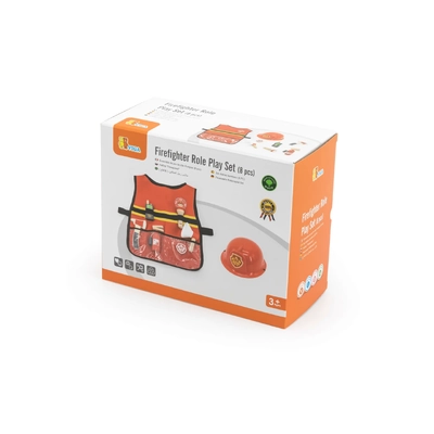 Viga Wooden Toy Firefighter Role Play Set (8 pcs)