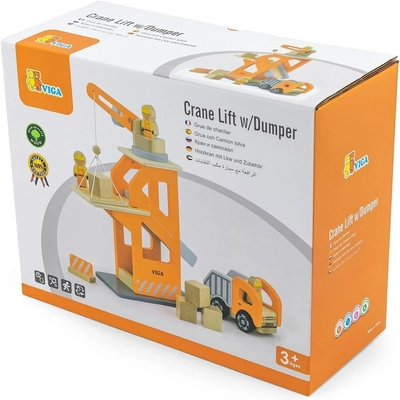 Viga Wooden Crane Lift with Dumper