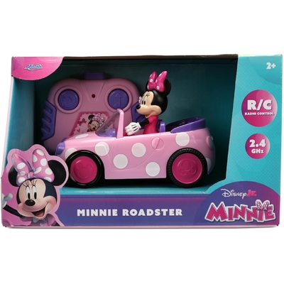 Jada Toys Disney Minnie Mouse Roadster 1:32 Scale Remote Control Car