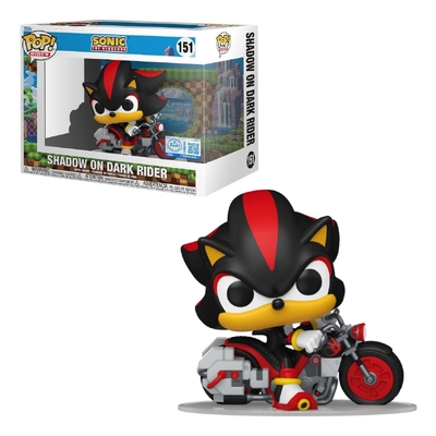 Funko Pop Rides Sonic The Hedgehog Shadow on Dark Rider #151 Vinyl Figure