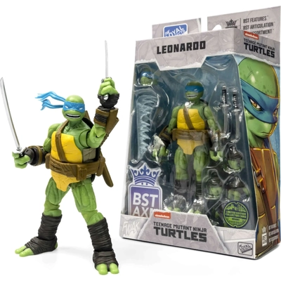 The Loyal Subjects Teenage Mutant Ninja Turtles Leonardo Comic Heroes BST AXN Figure