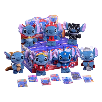Lilo & Stitch – Stitch Marvel Cosplay Cosbi Plush Keychain Collection (One Plush)