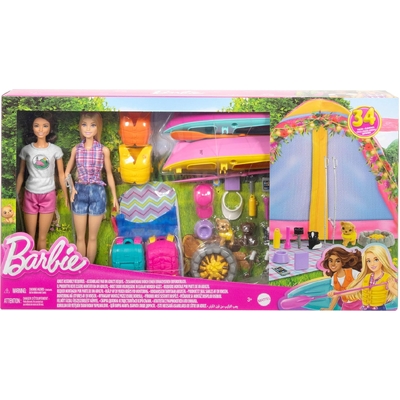 Barbie Dolls and Camping Accessories Playset HYT66
