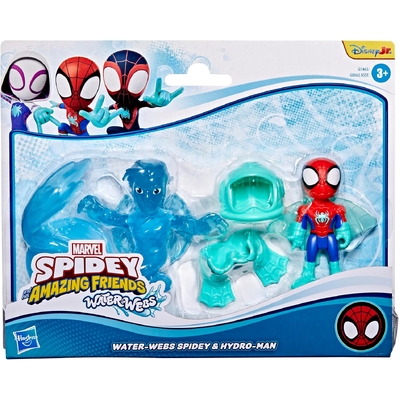 Marvel Spidey and His Amazing Friends Water-Webs Spidey & Hydro-Man 2 Pack 3 Inch Figure 