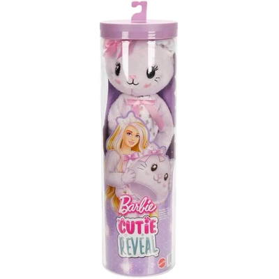 Barbie Cutie Reveal Doll & Accessories, Cuddly Series Kitten With 10 Surprises