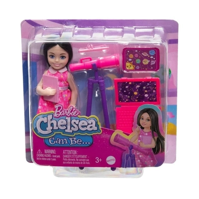 Barbie Family and Friends Club Chelsea Astronomer Doll