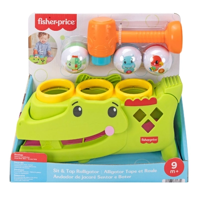 Fisher-Price Sit & Tap Rolligator Playset