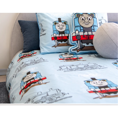 Thomas the Tank Engine Kids Quilt Cover Set - Single Bed