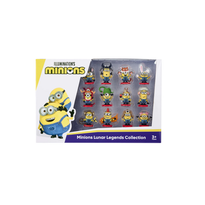 Illumination’s Minions Lunar Legends Collection 12 Pack Figures