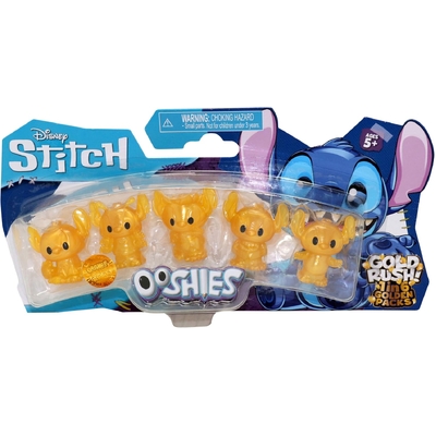 Ooshies Disney Stitch 5 Pack Gold Rush