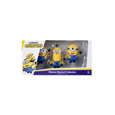 Illumination's Minions Mischief Collection Deluxe Action Figures 3 Pack