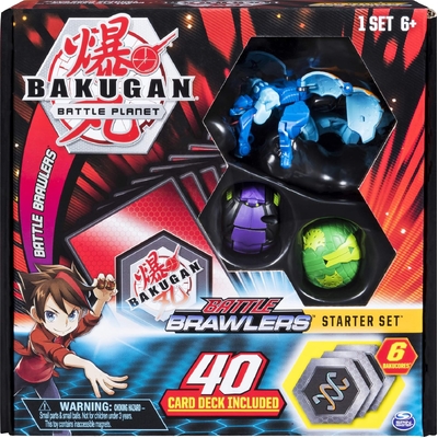 Bakugan Battle Planet Battle Brawlers Starter Set Trading Card Game - Aquos Garganoid