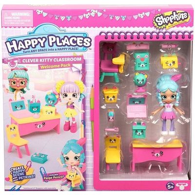 Happy Places Shopkins Welcome Pack Clever Kitty Classroom Paige Pencil