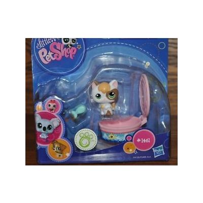 LPS Littlest Pet Shop Prized Pets Calico Kitten Kitty Cat #1461 (damaged box)