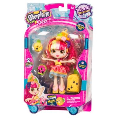 Shopkins Shoppies Doll World Vacation Donatina Visits Brazil