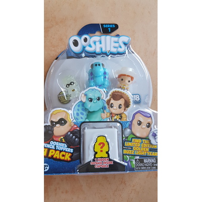Disney Pixar Series 1 Ooshies 4 Pack - 4 to Choose from [Pack: 1]
