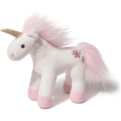 Gund Unicorn Chatters 15cm White/Pink
