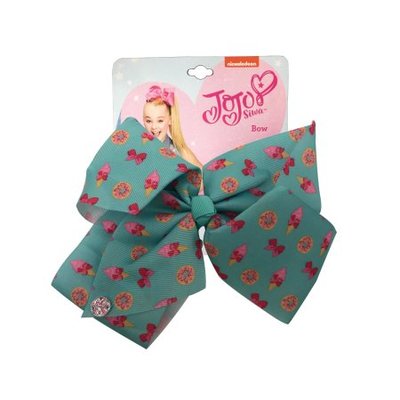 Jojo Siwa Bow Plain Assorted [Colour: Blue Donut Icecream]
