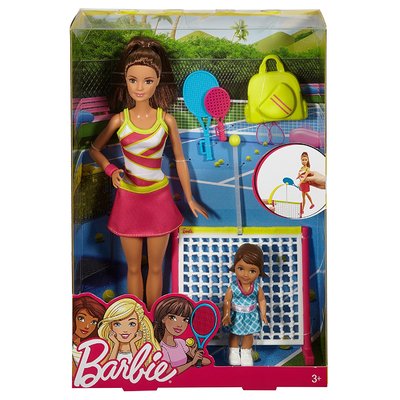 Barbie Careers Tennis Coach Playset 