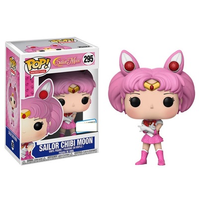 Funko POP Sailor Glitter Chibi Moon #295 Vinyl Figure (SLIGHT DAMAGE ON BOX)
