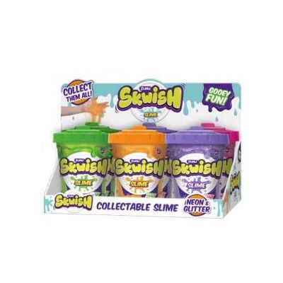 Zuru Skwish Slime Large Tub Assorted Colours 