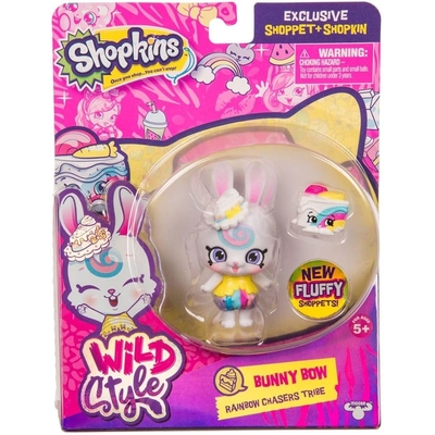 Shopkins Wild Style Shoppet Bunny Bow Figure