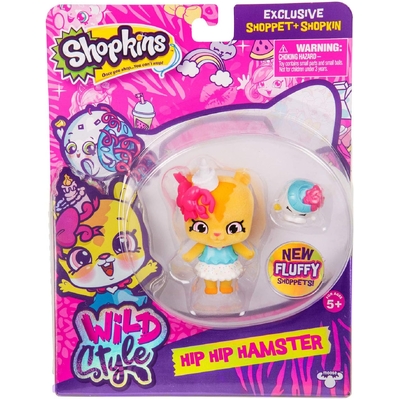 Shopkins Wild Style Shoppet Hip Hip Hamster Figure