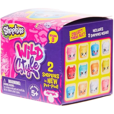 Shopkins Wild Style Season 9 (Single Pack) Assorted